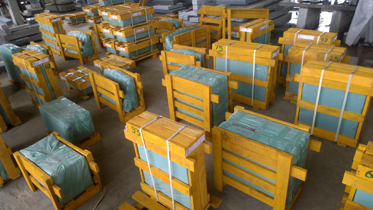 Export Packaging — Numbered Wooden Crates